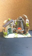 Forno con casa con fuoco