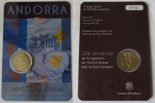 Andorra euro 2015 unione - 2015, "unione