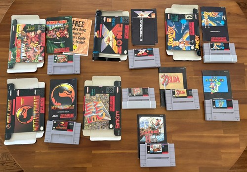 Lotto giochi snes con - giochi,