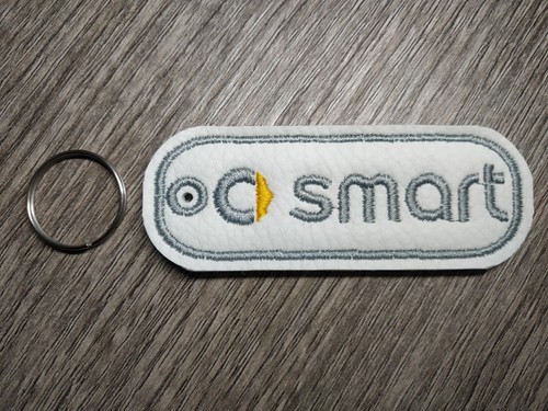 Portachiavi ricamato per - per, smart