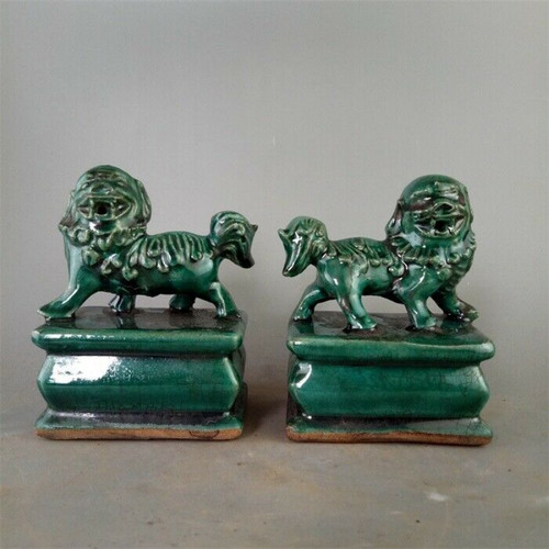 Statua leone guardia - cane, foo