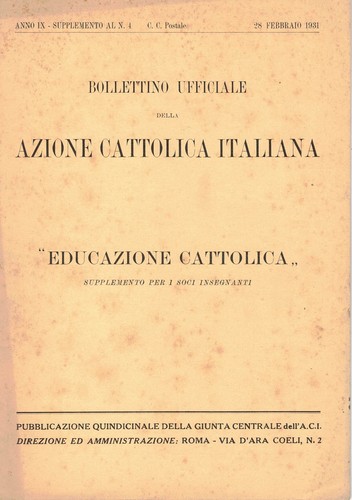 Azione cattolica italiana - azione, 28