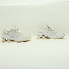 Nike Shox Usate Taglia Mancante (Cod.SS3446) Unisex Bianco Pelle Tessuto Basso