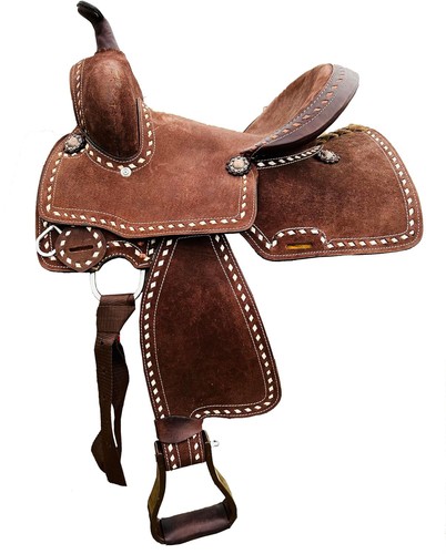 Western barrel horse set sella - western,