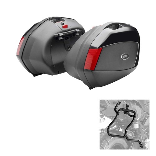 Kit valigie laterali - givi, v35