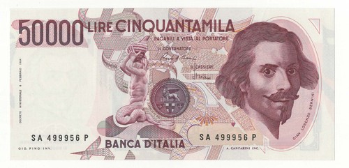 50000 lire bernini - 50000,