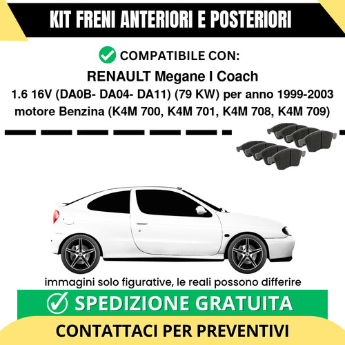 Pastiglie freno ant post - ant,