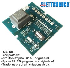 Mini KIT LX1376 nE nuova ELETTRONICA Giochi di Luci Programmabili con 8 Uscite