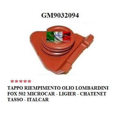 Tappo riempimento olio - tappo,