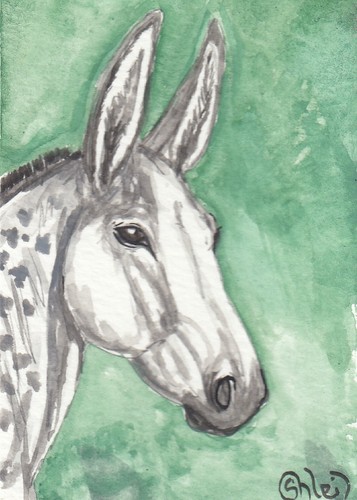 Aceo originale acquerello arte - aceo,