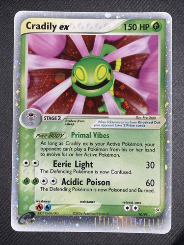 Cradily 95 ex - ex, team