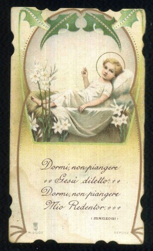Santino holy card santa lega - santa,