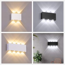 Lampada da Parete 4 6 8 W Luce Up&Down Doppia Emissione IP65 3 Tonalità Luce