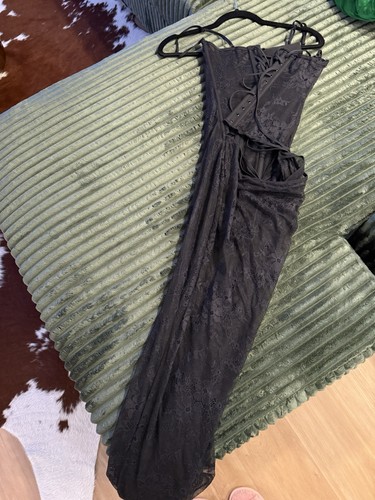 Abito lungo corsetto senza