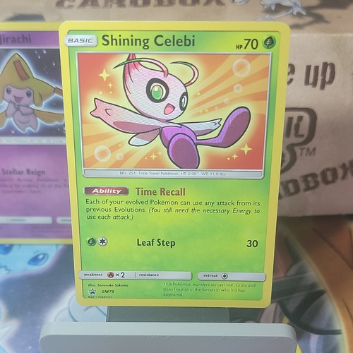 Pokémon shining celebi sm79 - pokémon,