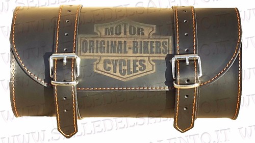 Borsa moto custom impuntura