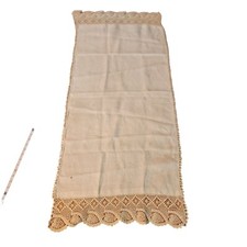 Vintage Handwoven Linen Table