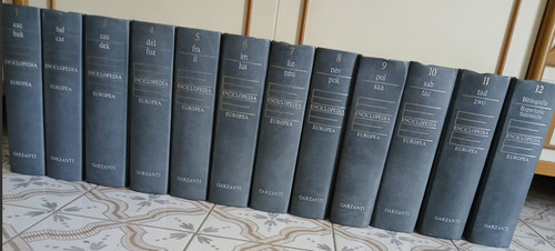 Enciclopedia europea garzanti - enciclopedia,