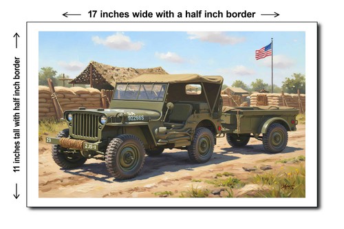 Poster willys 1945 jeep - willys,