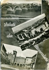 MONCALIERI TORINO Saluti da..vedutine fiume Po Castello Piazza Vittorio Emanuele