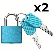 x2 Lucchetto di Sicurezza Blu