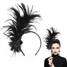 Cerchietto Piume Piume Fascia