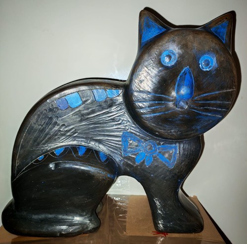 Scultura gatto modernista - scultura,