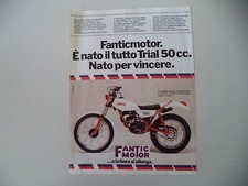 advertising Pubblicità 1979 MOTO FANTIC TRIAL 330 50