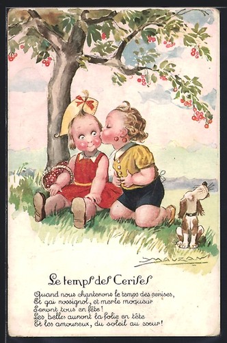 Cartolina artista mauzan - cartolina,