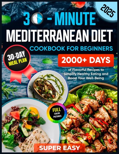 Mediterranean diet cookbook - diet,
