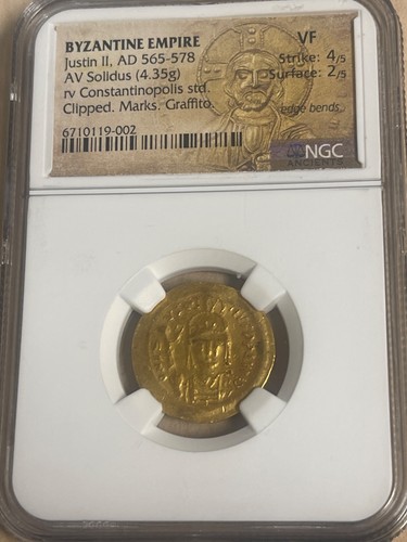 Impero bizantino giustino - bizantino, ii