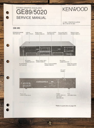 Kenwood ge 5020 - kenwood, ge-5020