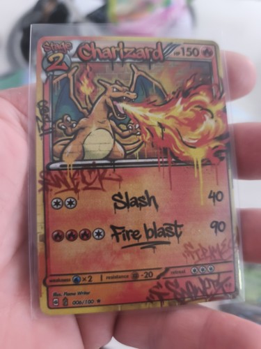 Carta pokemon ccg glurak - pokemon,