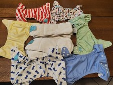 6 Pannolini lavabili Charlie Banana - Os Med/Large - Più 11 Inserti E 1 Velo 