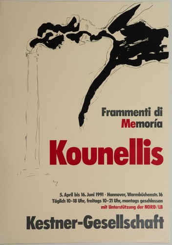Kounellis poster - kounellis/poster, da