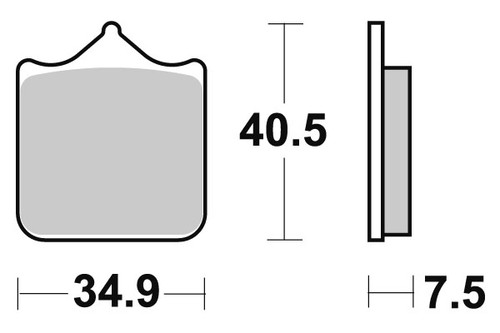 Pastiglie freno semi - pastiglie, semi-metall