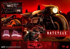 Hot Toys The Batman Batcycle Accessorio Figure Scala 1:6 MMS642 Come Nuovo con Spedizione