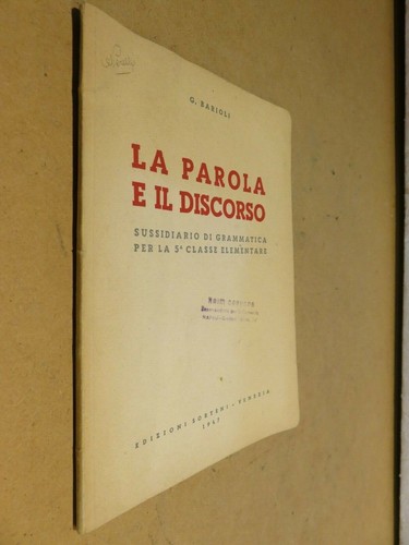 Parola il discorso - parola,