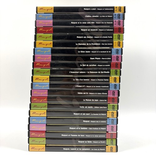 Maigret lot dvd avec jean - maigret,