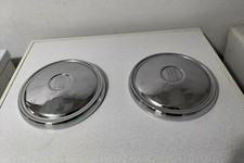 Coppia Borchie Copri Cerchi Auto Automobile Fiat 500