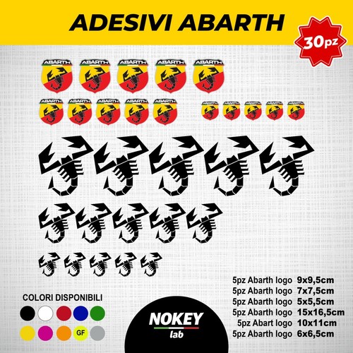 Abarth kit adesivi auto design