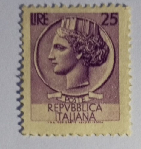 Francobollo siracusana lire - francobollo,