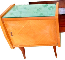 COMODINO in legno - anni 50  mobili  vintage modernariato cm 35x52x60