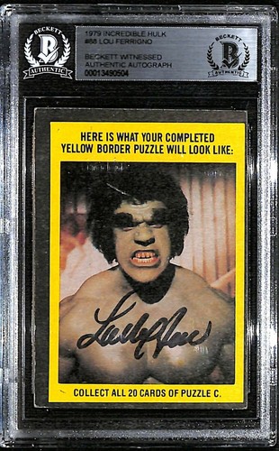 Carta lou ferrigno - carta, 1979