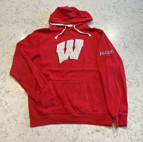 Wisconsin badgers red hoodie - wisconsin,