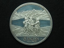 MEDAILLE ARGENT 999 HF - 64mm