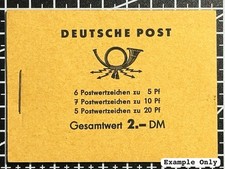 Libretto francobolli DDR 2 DM