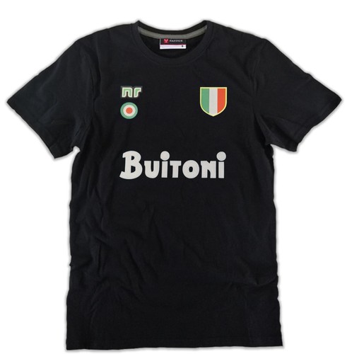 Shirt nera napoli anni 80 - nera,