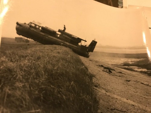 Vintage army rct hovercraft - army,