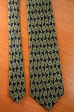 Cravatta Trussardi Vtg 100% Seta TIE SILK completo,abito uomo,Made in Italy 